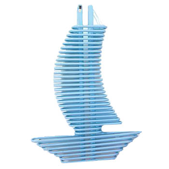 金旗艦帆船藝術(shù)散熱器